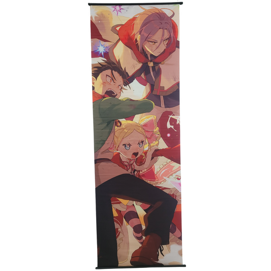 Re:Zero Roswall / Subaru / Beatrice Wall Scroll