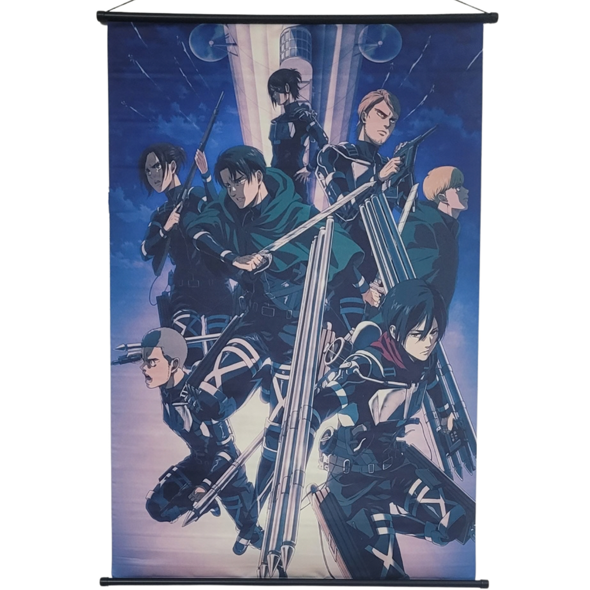 Attack on Titan Cast Final Season Wall Scroll