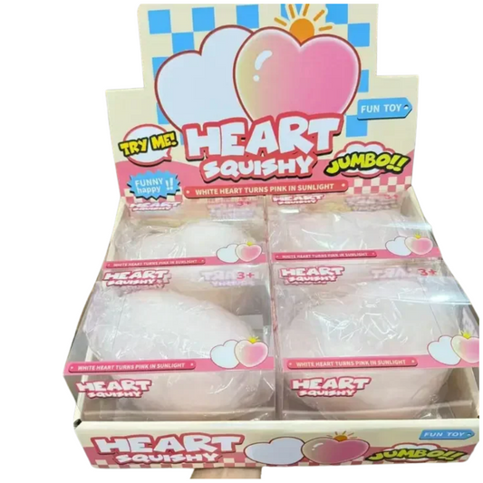 Color Changing Jumbo Heart Squishy