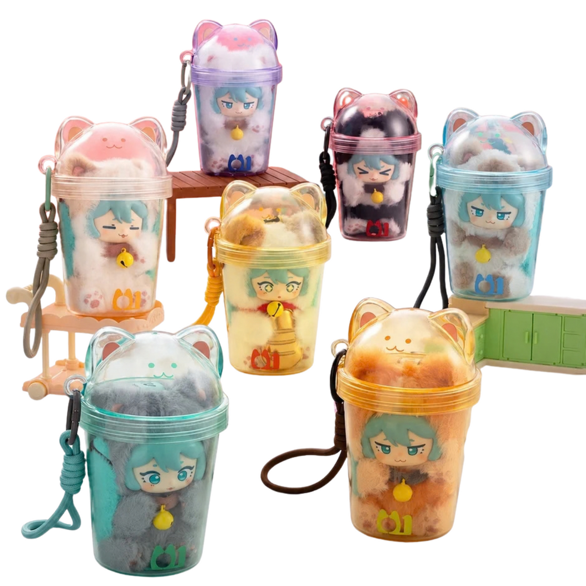 Hatsune Miku Milk Tea Cup Series Vinyl Plush Blind Box