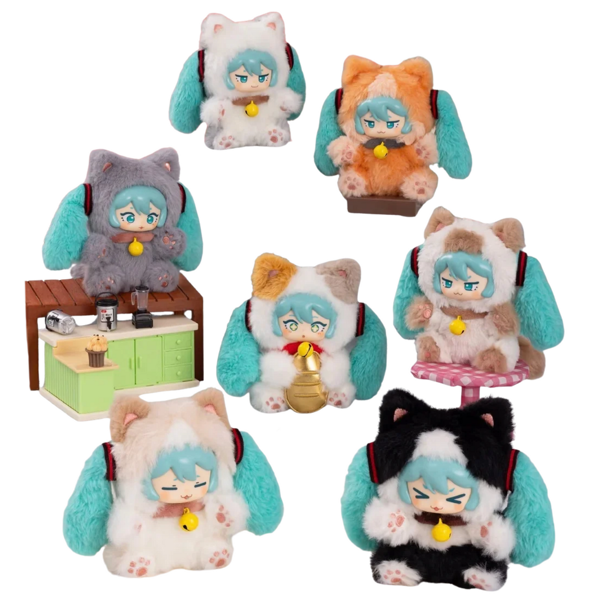 Hatsune Miku Milk Tea Cup Series Vinyl Plush Blind Box