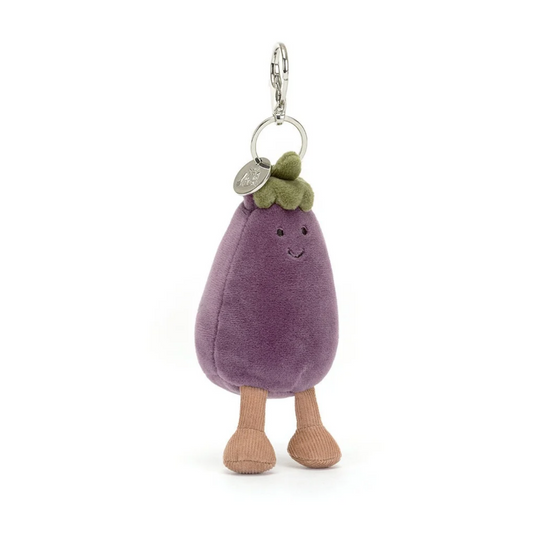 Jellycat Amuseables Eggplant Bag Charm