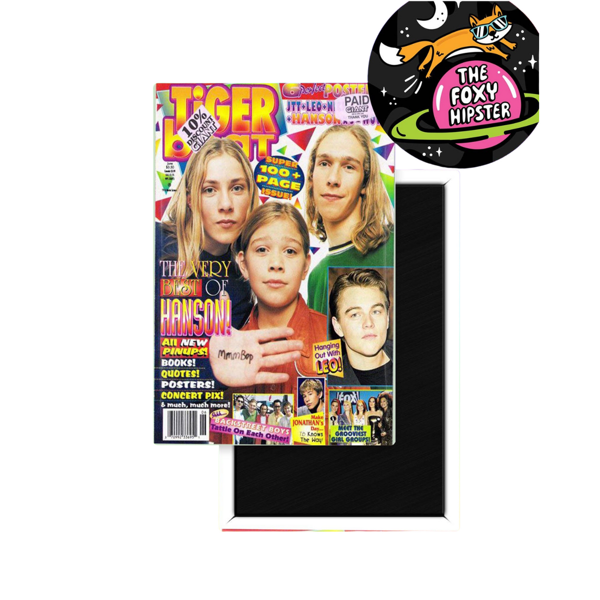 Bop BB 90's Teen Magazine Hanson Leo Fridge Magnet