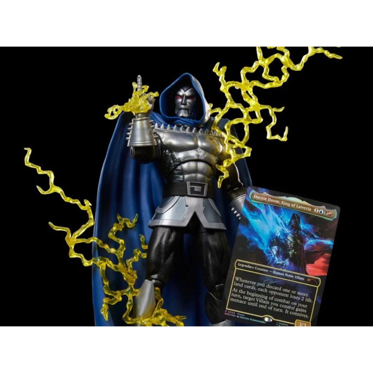 Marvel Legends Doctor Doom 2099 Action Figure with Exclusive Magic: The Gathering Card