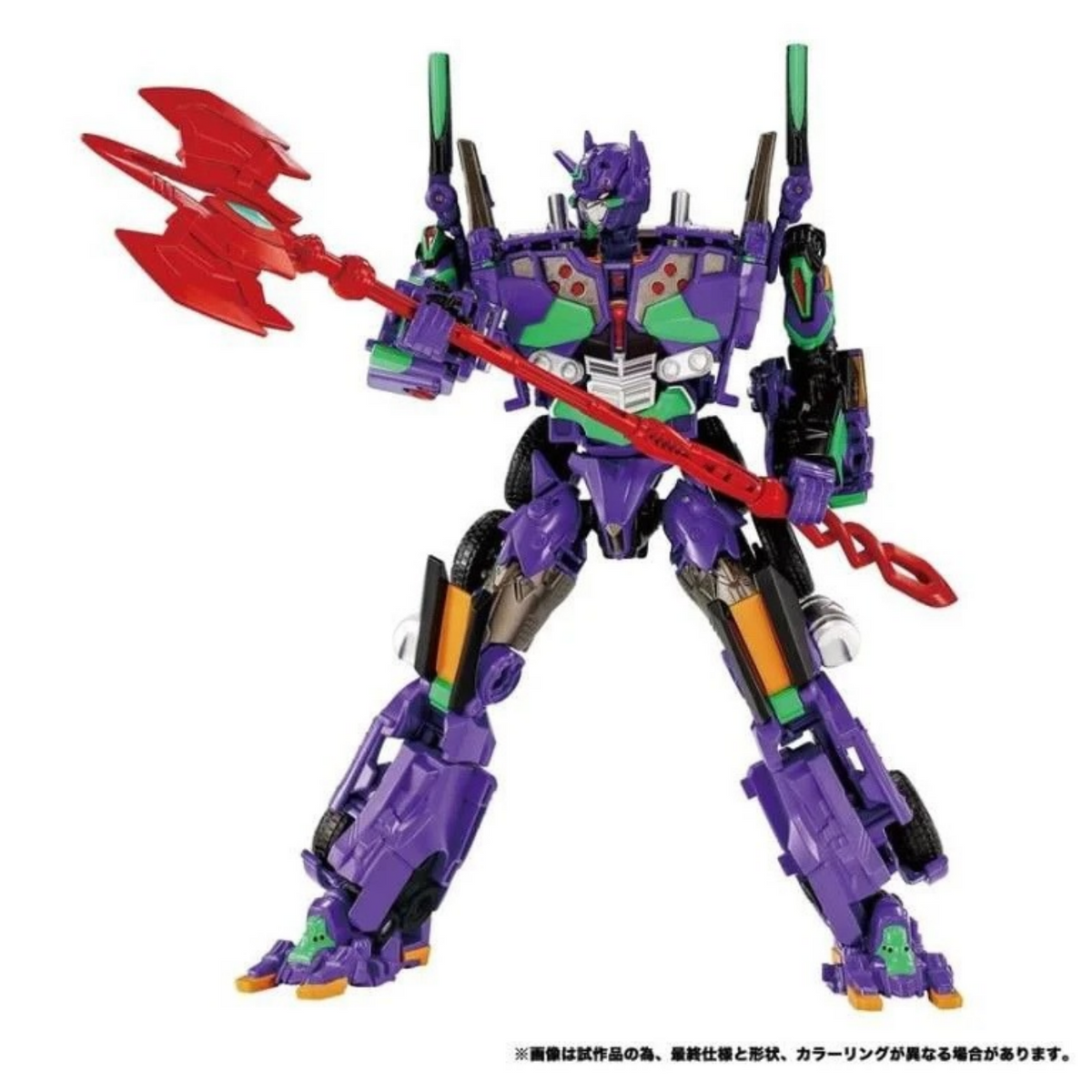 Transformers X Evangelion Synergenex Series Evangelion Prime Unit-01 Action Figure
