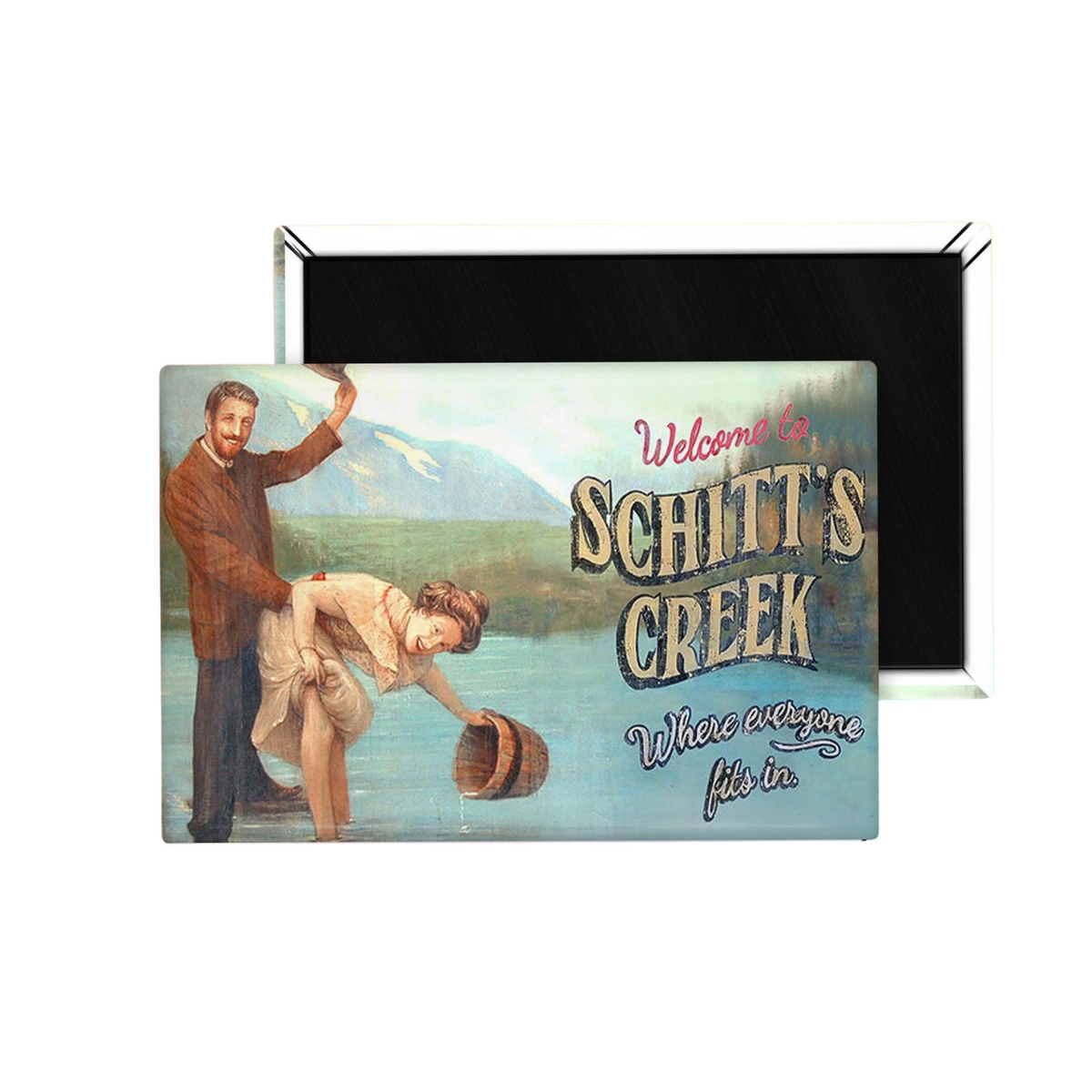 S.C. Welcome to Schitt's Creek Fridge Magnet 