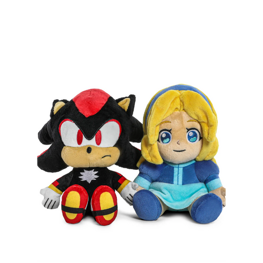 Sonic the Hedgehog - Shadow and Maria Phunny Plush 2-Pack
