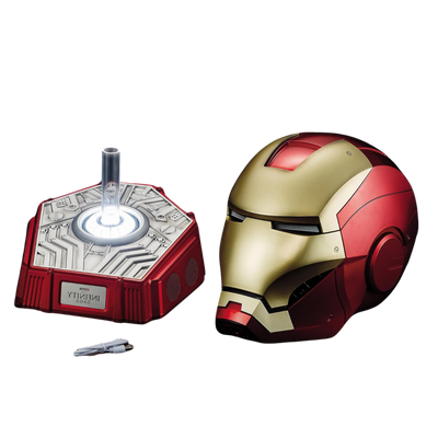 PRE-ORDER Killerbody 1: 1 Collectible Iron Man MK7 Wearable Helmet with Bluetooth Speaker stand