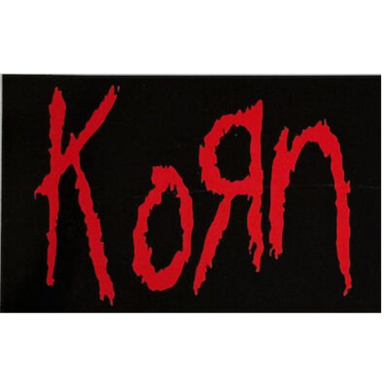 Korn - Red Logo - Window Sticker