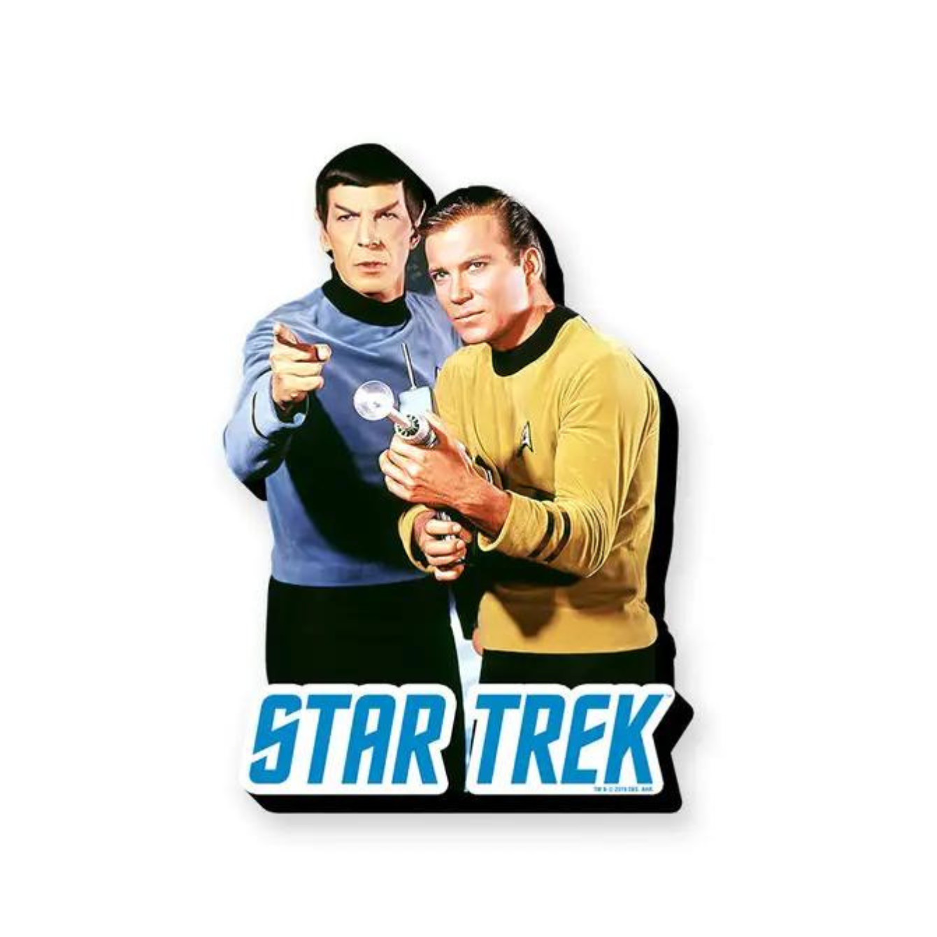 Star Trek Kirk and Spock Funky Chunky Magnet