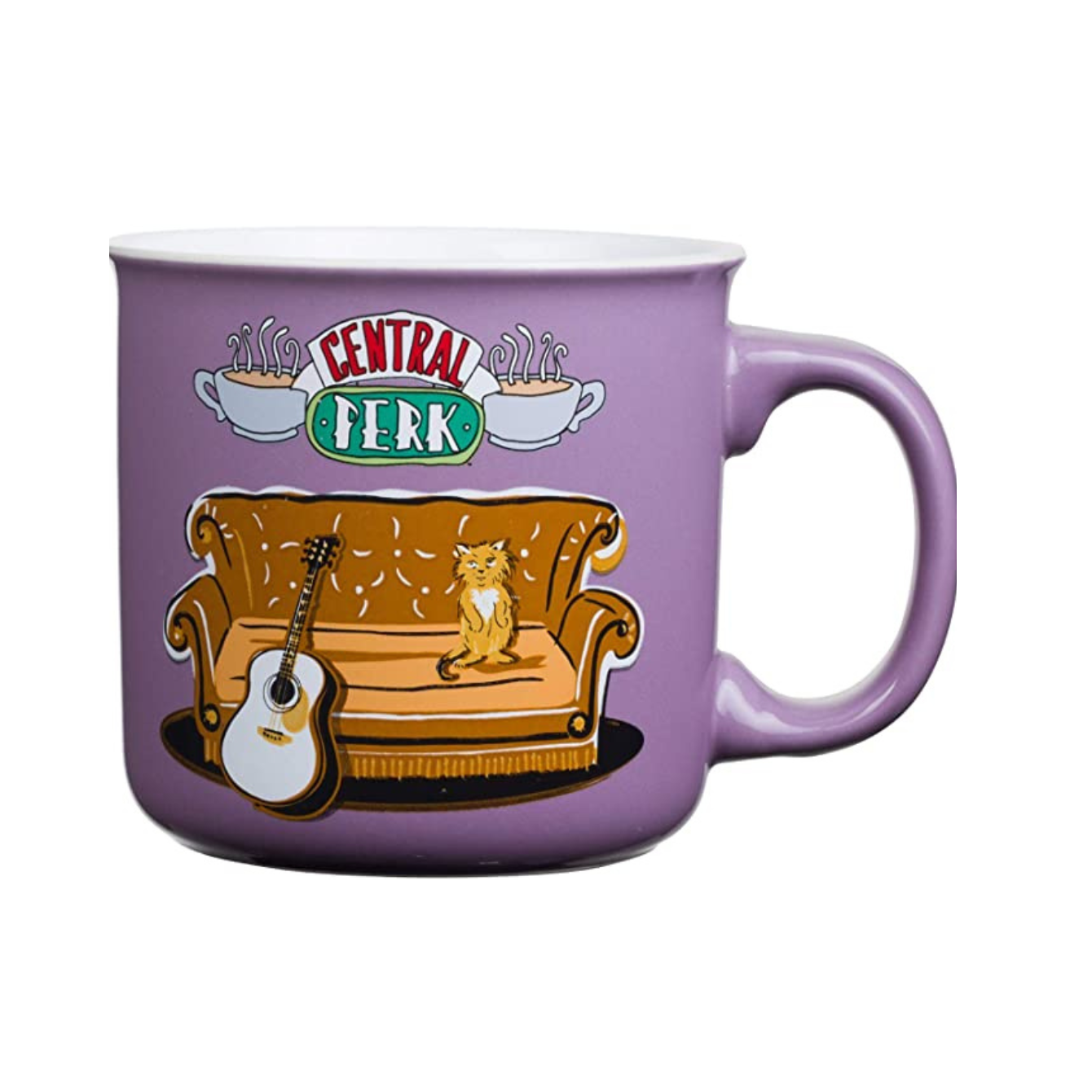 Friends Smelly Cat Central Perk 20oz Ceramic Camper Mug