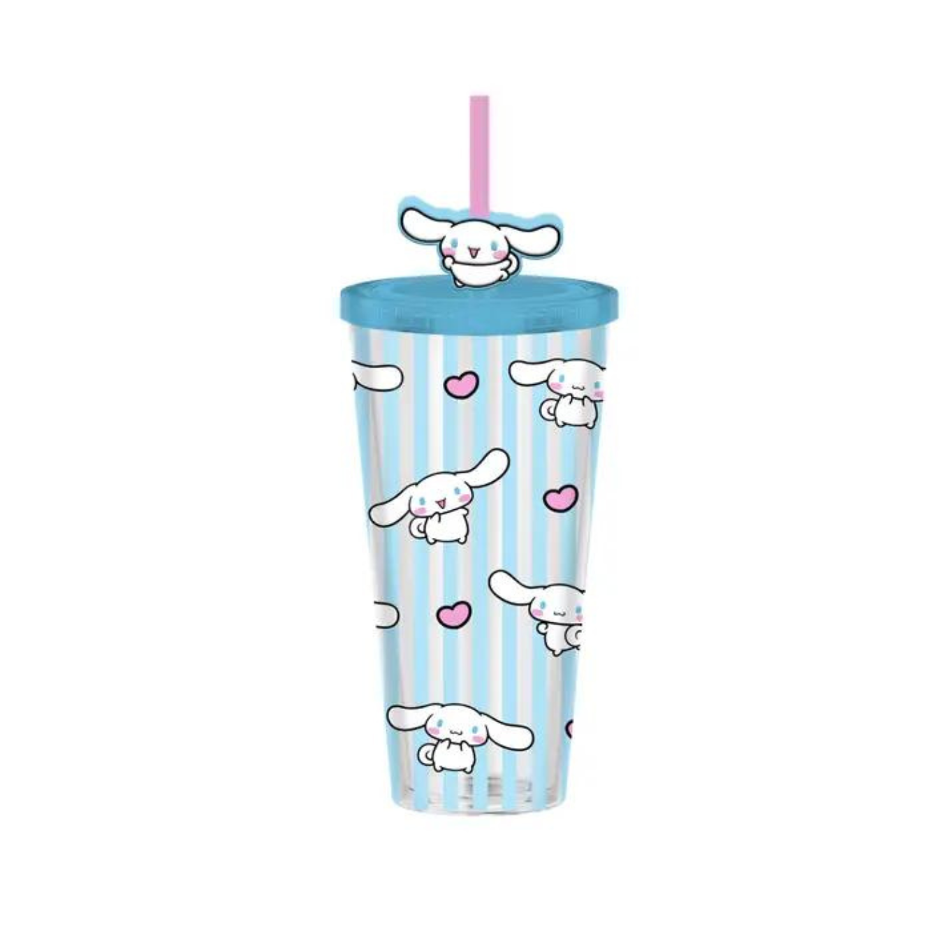 Sanrio Cinnamoroll Stripe Pattern 24oz Plastic Cold Cup