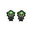 Halloween Scary Movie Character Earrings