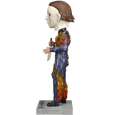 Halloween II Michael Myers on Fire Head Knocker