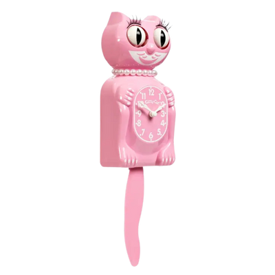 Pink Satin Miss Kitty-Cat Klock