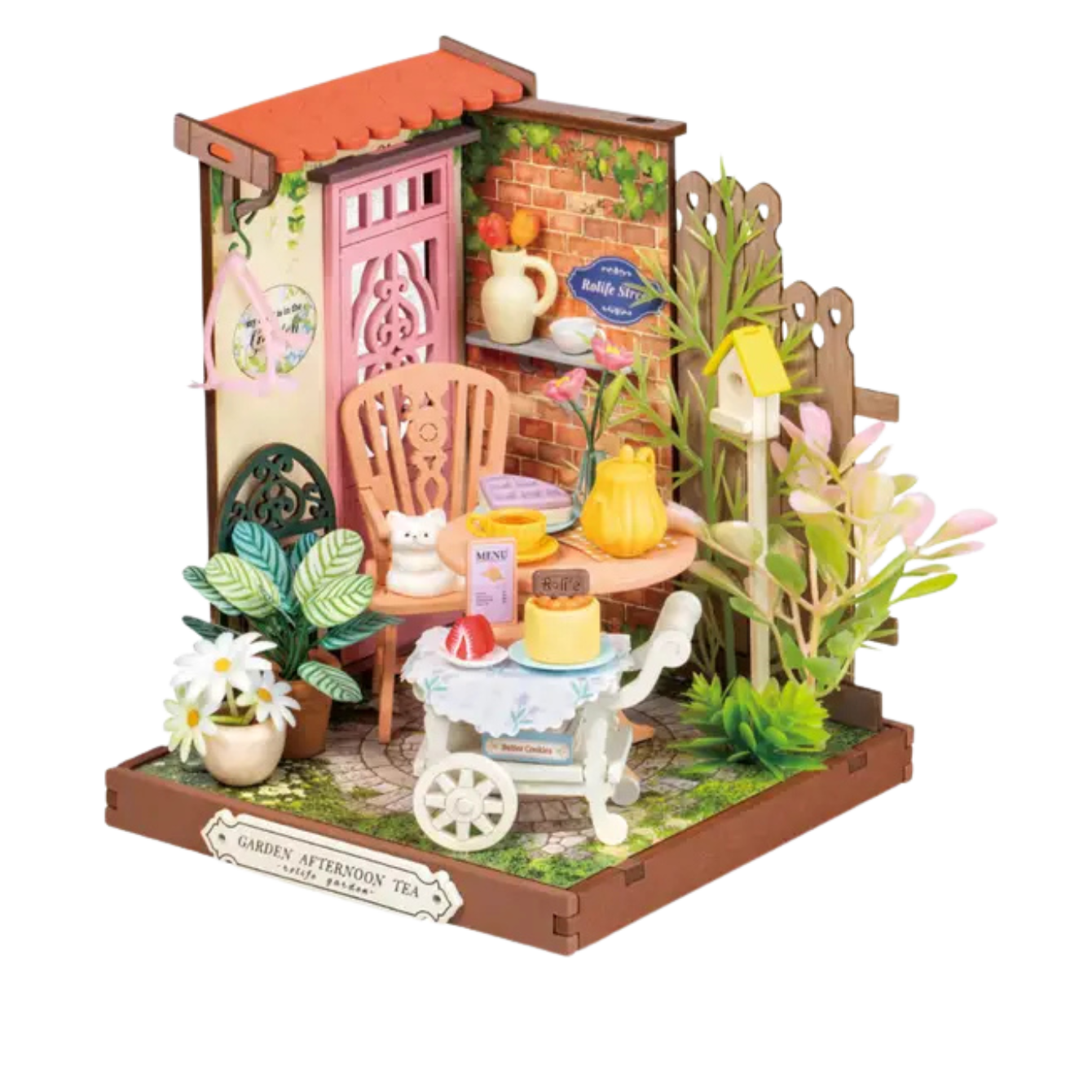 Diy Miniature House Kit: Fancy Tea Yard