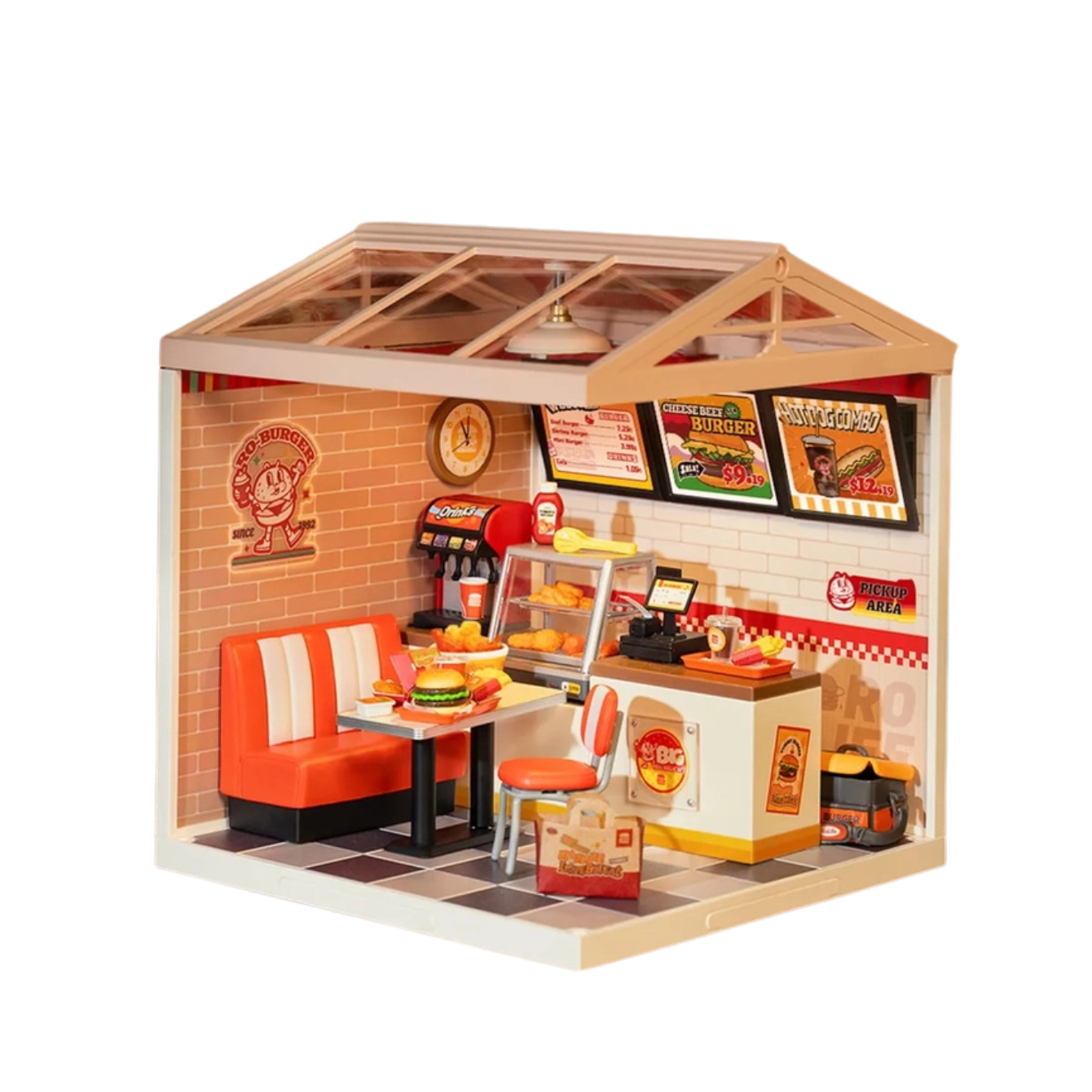 Diy Miniature House Kit: Yum Yum Burgers