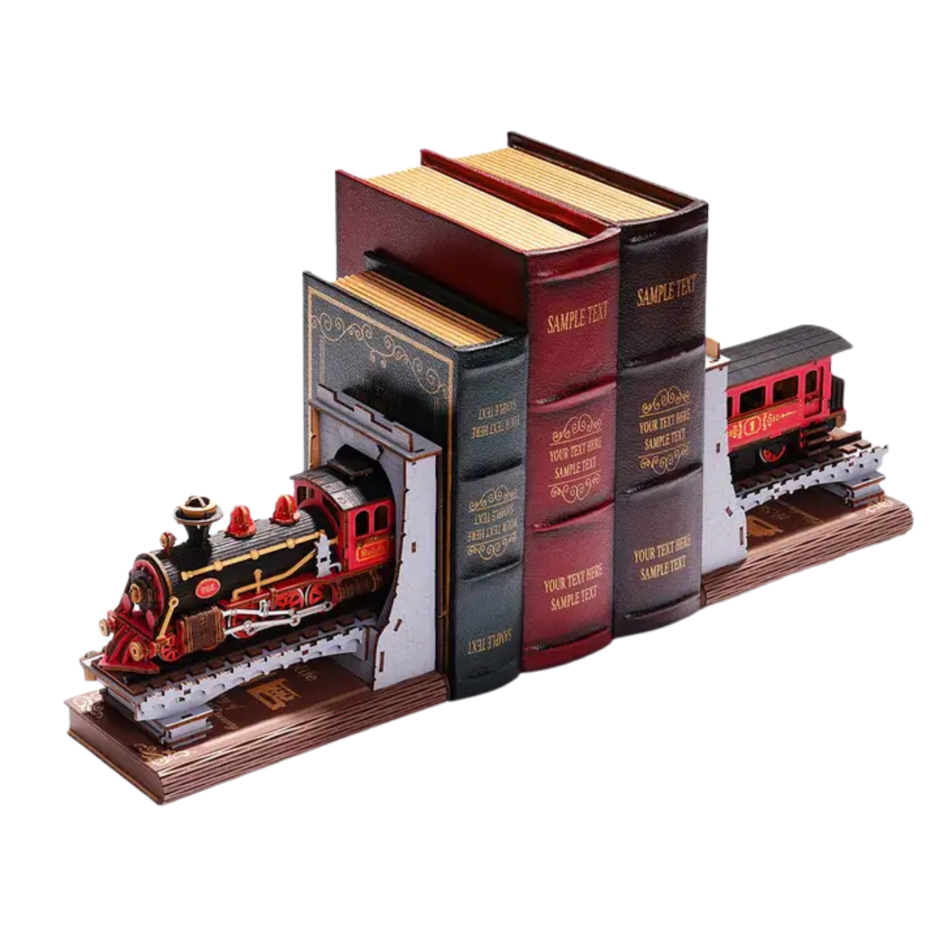 Century Train Rolife Diy Booknook Puzzles Diy Wooden