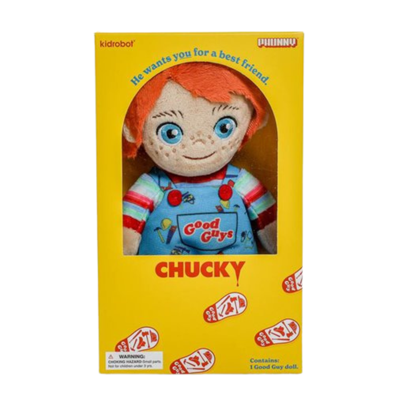 Child's Play 2 Good Guy Chucky Standing Phunny Plush in Box