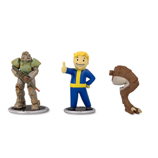 Fallout T-51 and Vault Boy (Classic) Mini Figure Set (Build a Figure Deathclaw)