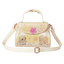 Loungefly Stitch & Angel Cherry Blossom Bow Handle Crossbody Bag