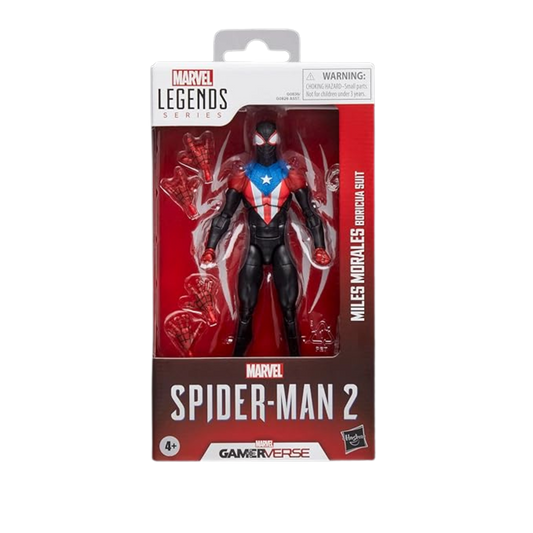 Spider-Man Marvel Legends Series Gamerverse Miles Morales Boricua Suit 6-Inch Action Figure