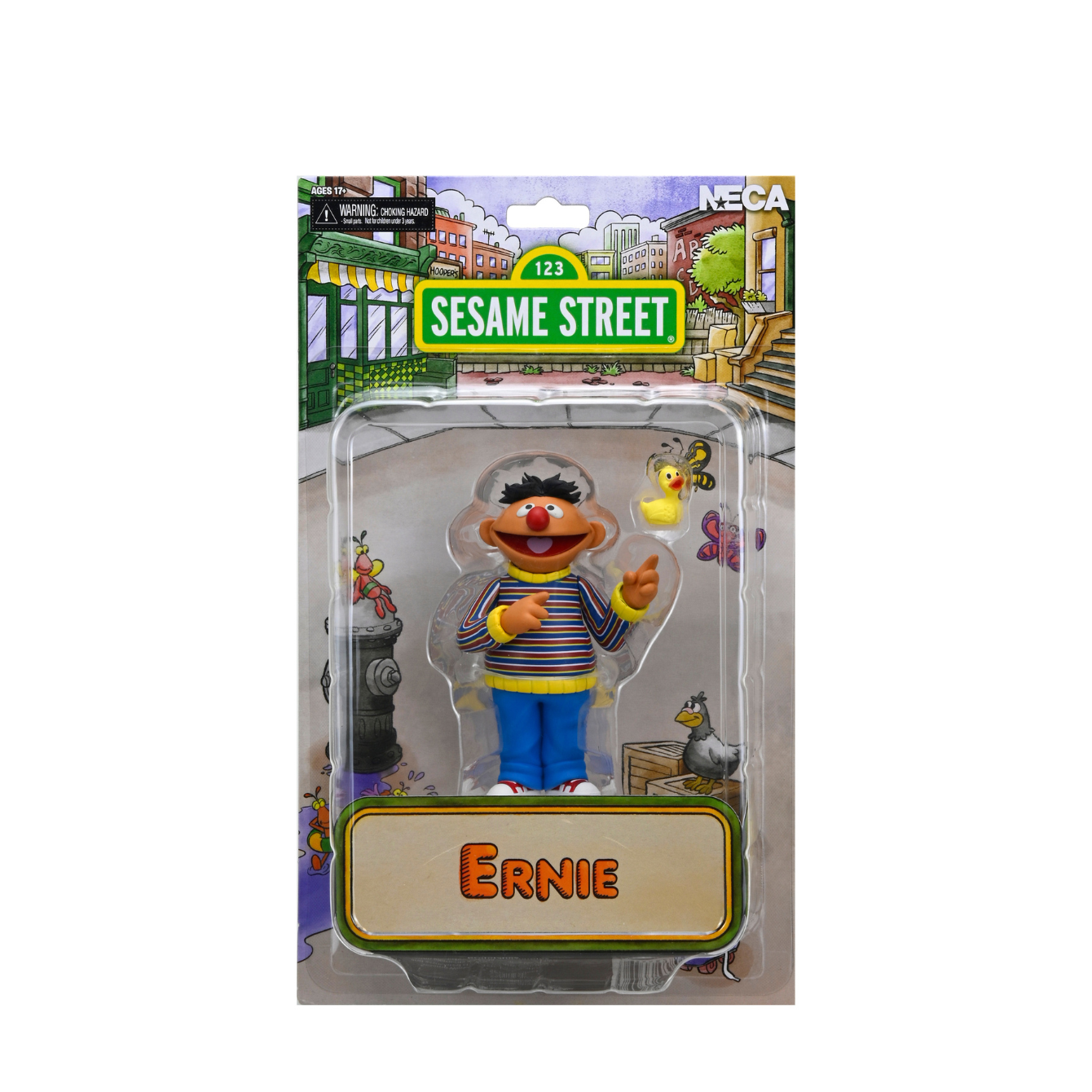SESAME STREET - 6 IN SCALE ACTION FIGURE - TOONY CLASSICS ERNIE