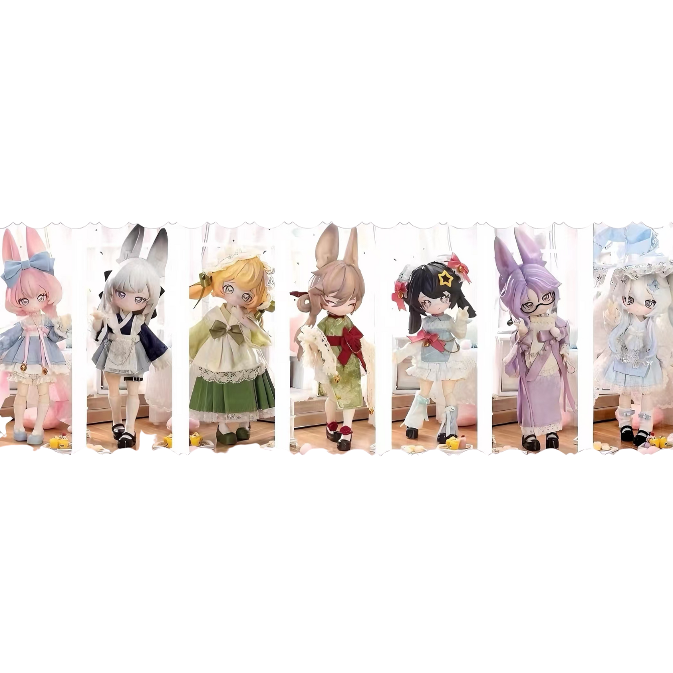 Moon Hopping Time Bunny Series 1/12 BJD Blind Box