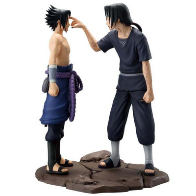 Sasuke Uchiha & Itachi Uchiha “Naruto: Shippuden” (Red Eyes Reflecting the Heart) Revible Moment Ichibansho Figure