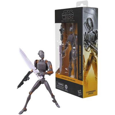 STAR WARS The Black Series Commando Droid, The Clone Wars Premium Collectible 6 Inch Action Figure