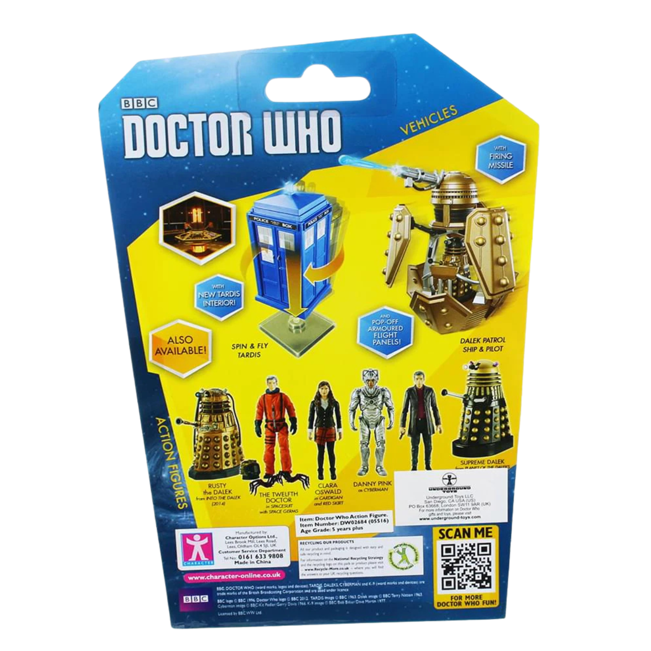 Doctor Who 3.75" Action Figure: 12th Doctor (Spacesuit w/ Space Germs)