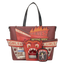 Beetlejuice Dante's Inferno Room Tote Crossbody Bag with Coin Bag