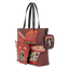 Beetlejuice Dante's Inferno Room Tote Crossbody Bag with Coin Bag