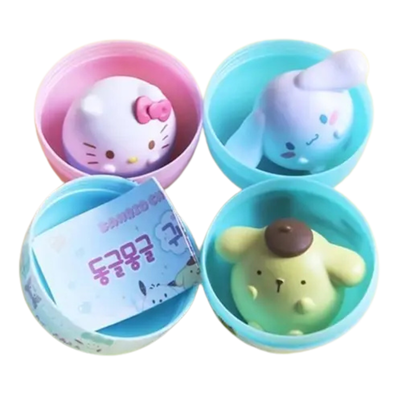 Sario Characters Adorable Round Figure Blind Capsule Set