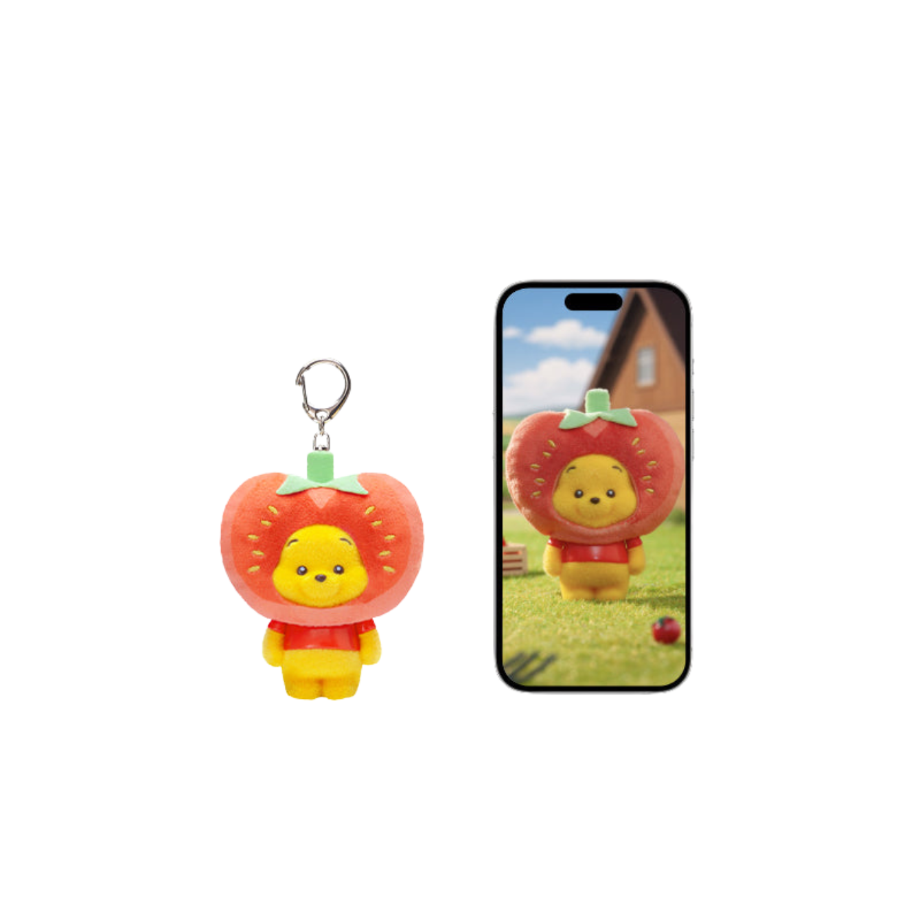 Winnie The Pooh Tiny Orchard Fruit Keychain Series Blind Box