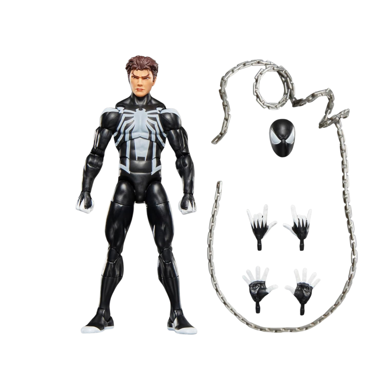 Marvel Legends Series Spider-Venom, Retro Cardback Spider-Man Comics Collectible 6-Inch Scale Action Figure