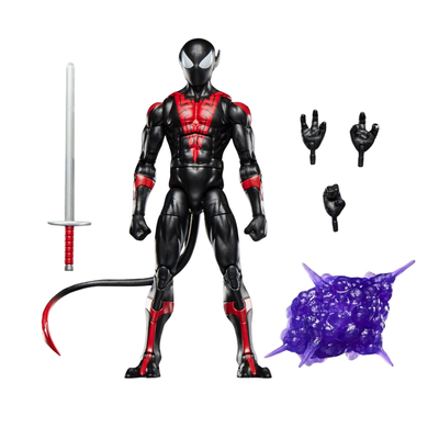 Marvel Legends Series Uncanny Spider-Man (Nightcrawler), Retro Cardback Comics Collectible 6-Inch Scale Action Figure