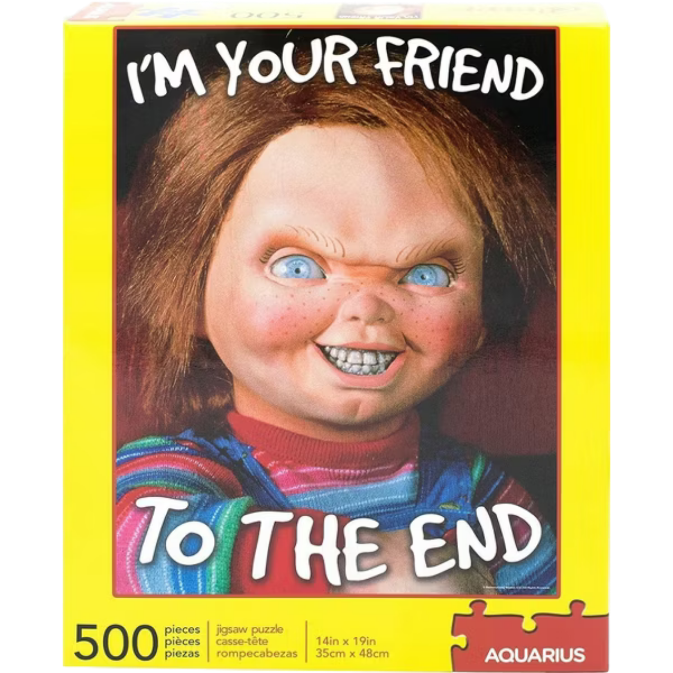 Aquarius Puzzles Childs Play Chucky 500 Piece Jigsaw Puzzle