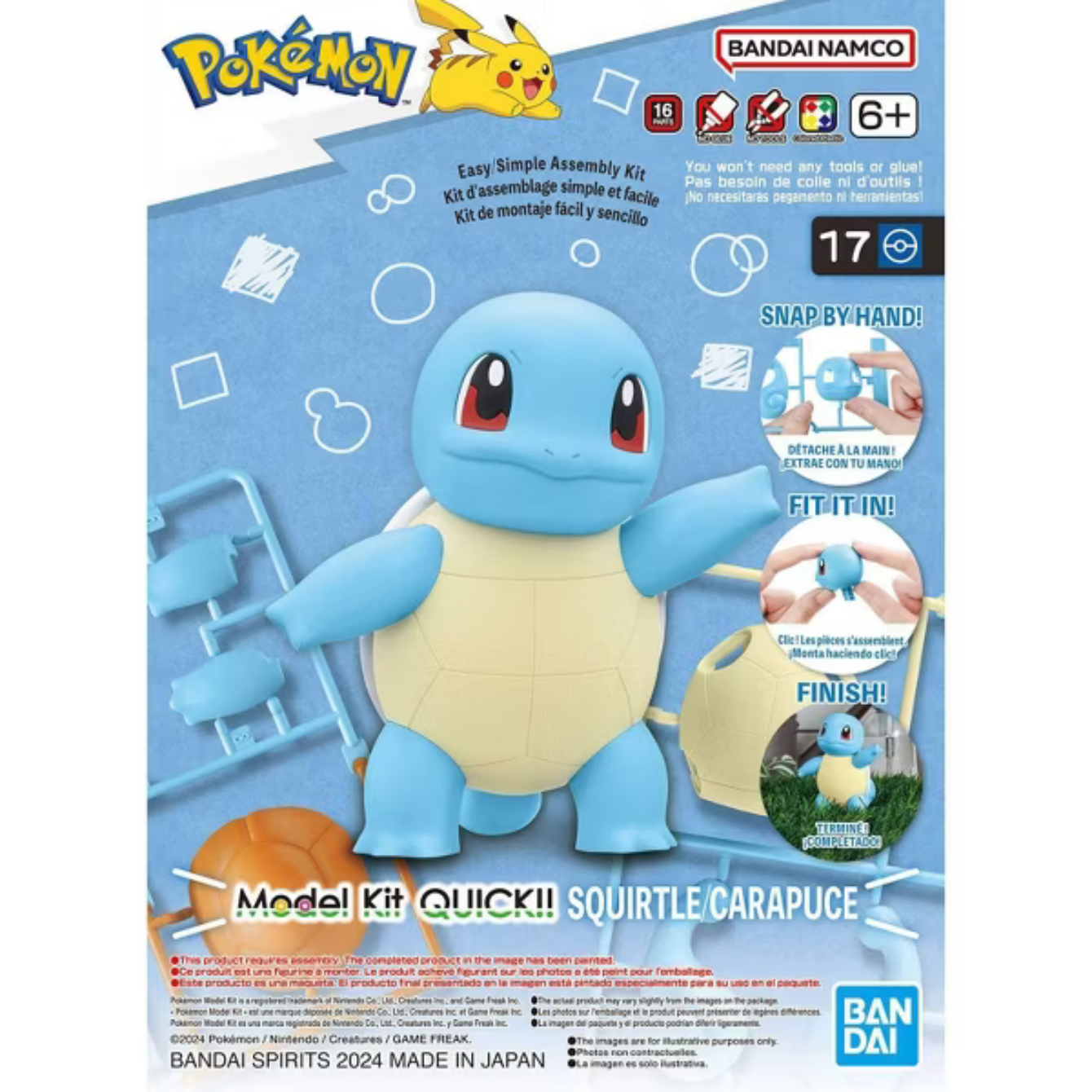 Pokémon Model Kit Model Kit Squirtle Action Figure