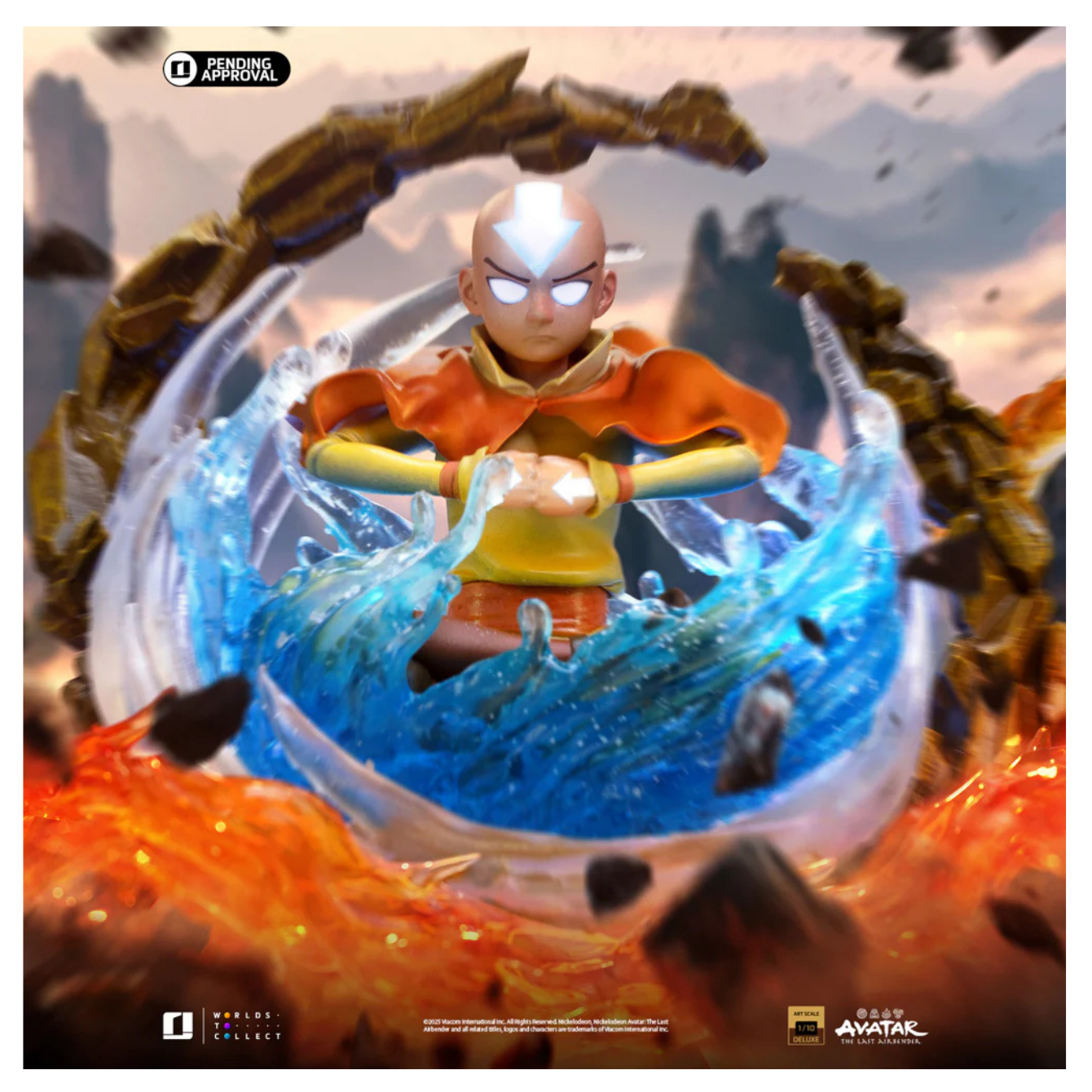 Statue Aang Avatar: The Last Airbender Art Scale 1/10 Iron Studios
