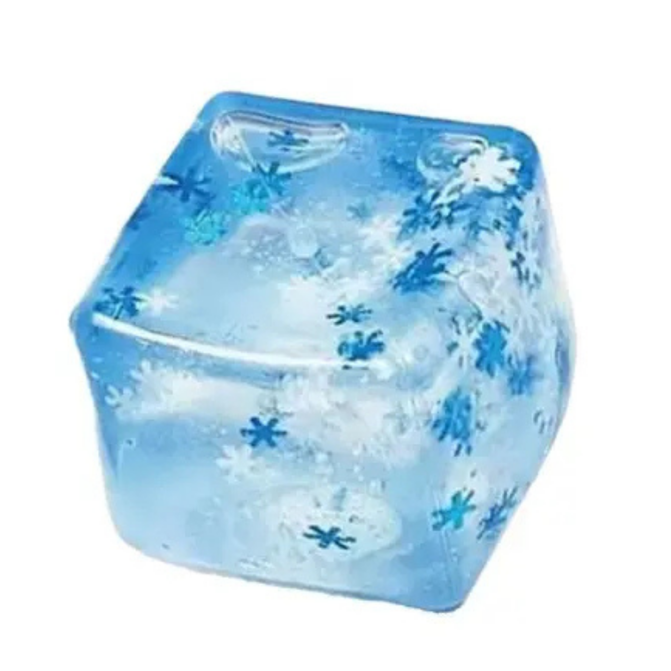 Cube Squishy Squish Anxiety Squeeze Solid,Glitter,Snowflake