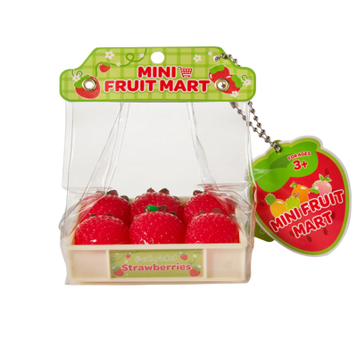 Mini Fruit Mart Taba Squishy Toy Strawberries