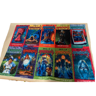 Goosebumps Atomic Mortal Blanket Minky Dot