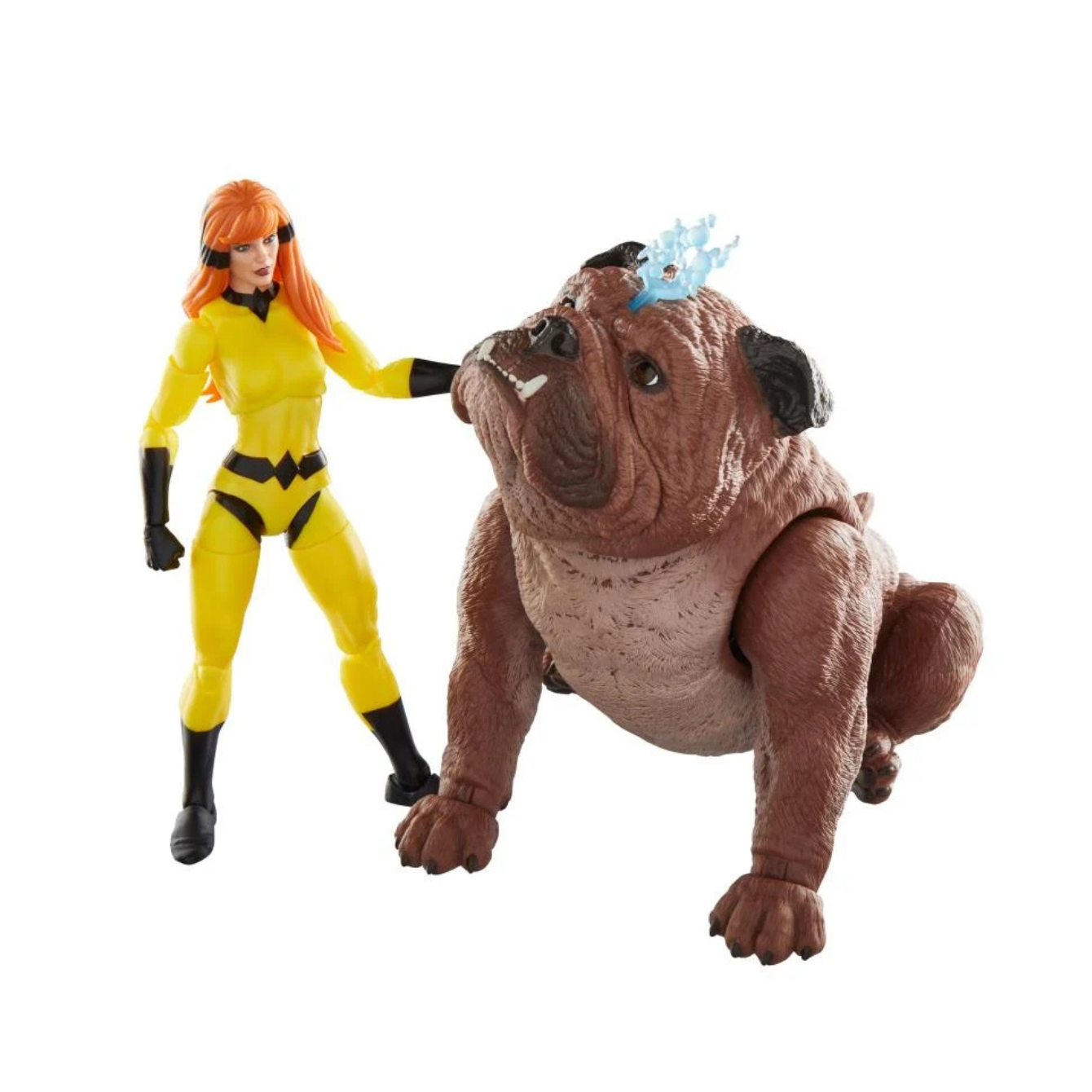 Inhumans Marvel Legends Lockjaw and Marvel's Crystal Action Figure Two-Pack