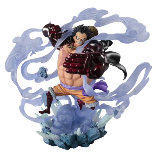 TAMASHII NATIONS One Piece Monkey.D.Luffy Gear4 Battle of Monsters on Onigashima Bandai Spirits FiguartsZERO Statue Collectible Statue