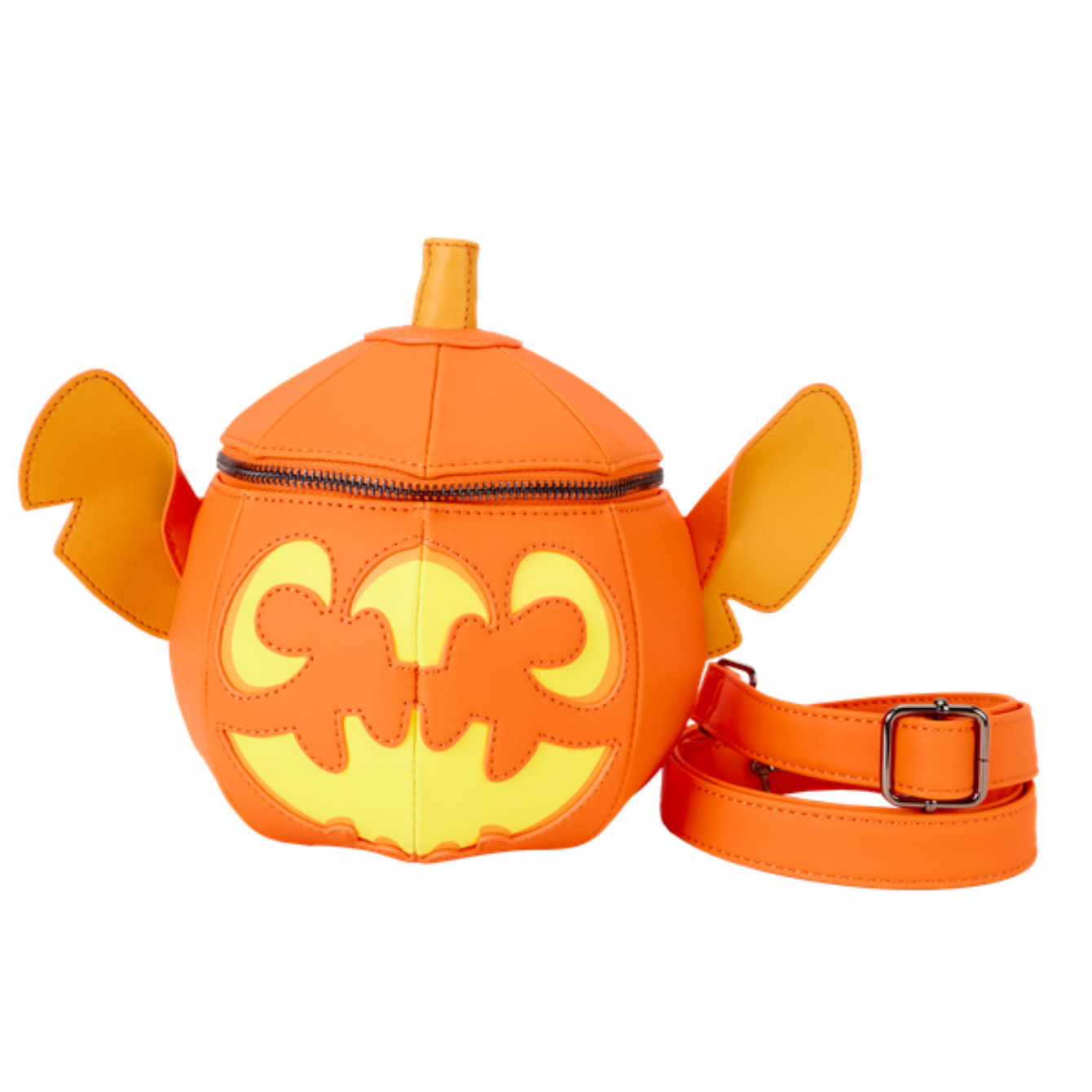 Loungefly Stitch Figural Pumpkin Crossbody Bag