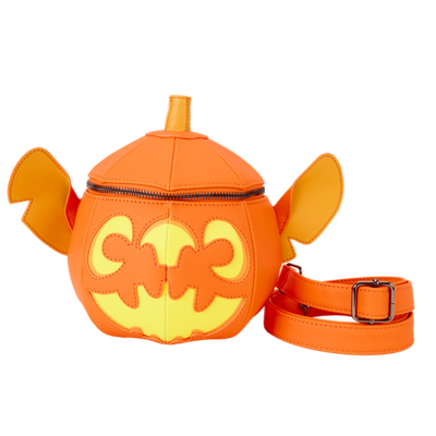 Loungefly Stitch Figural Pumpkin Crossbody Bag