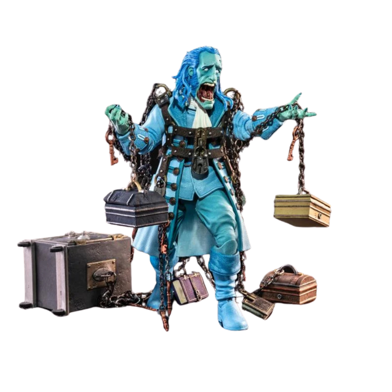 Figura Obscura The Ghost of Jacob Marley (Haunted Blue Ver.) Figure