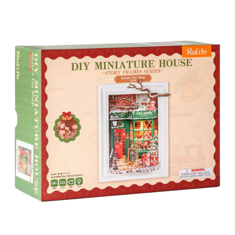 Rolife 3D Wooden Puzzle - Santa's Toy Shop DP006