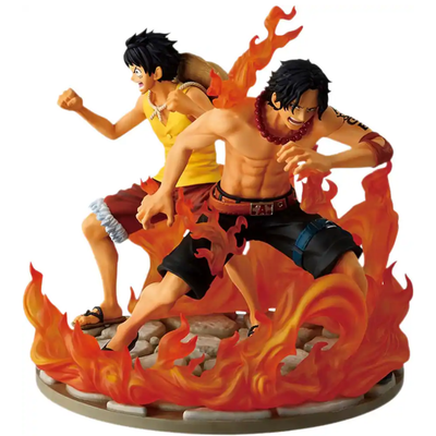 Ace & Luffy (Dramatic Memories) - One Piece - Revible Moment Ichibansho 6" Figures